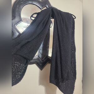 Black Wool Scarf